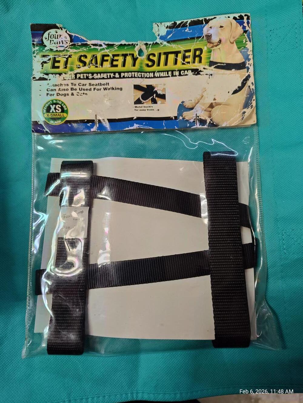 Car Safety Harness Pet Safety Dog Sitter Xtra Small 5 to 10 pounds